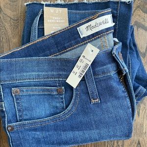 Madewell Cali Demi-Boot Jeans Petite SZ 27